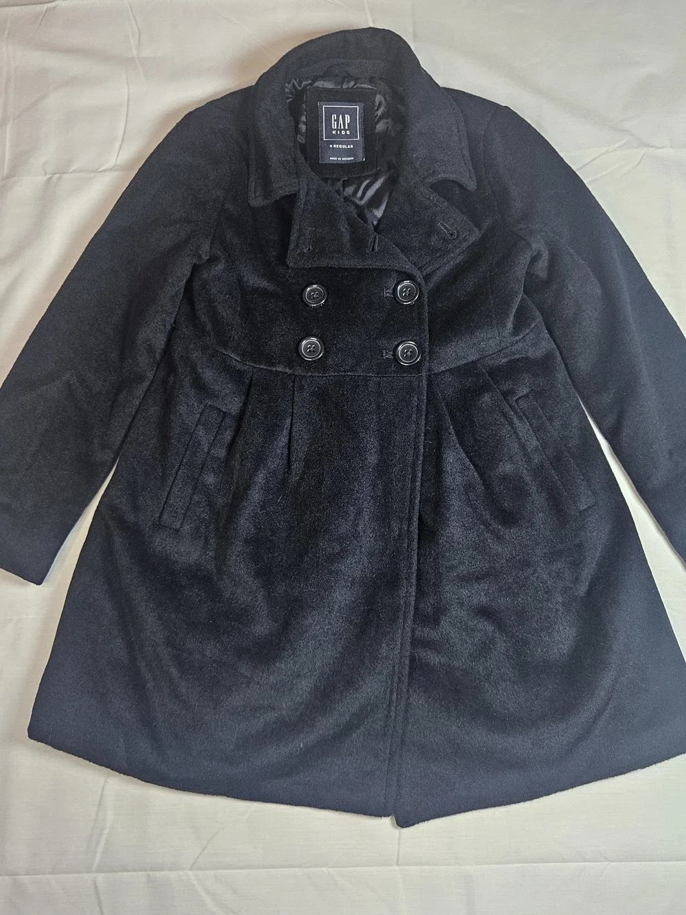 Gap Kids Wool Blend Peacoat Navy Blue